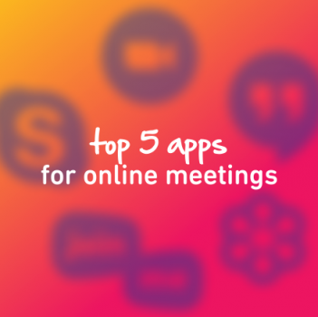top 5 apps for online meetings